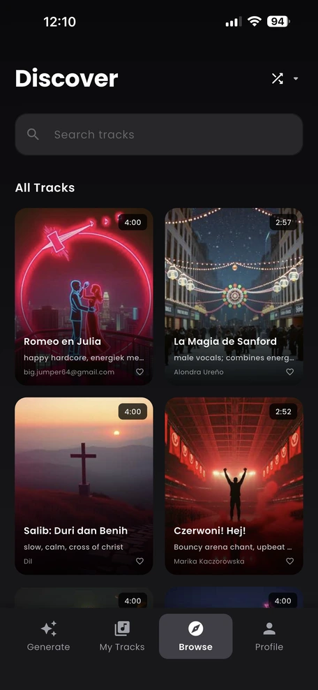 MuzicGenerator App Screenshot 6