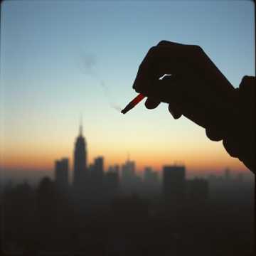 сигарета тлеет на рассвете cover art