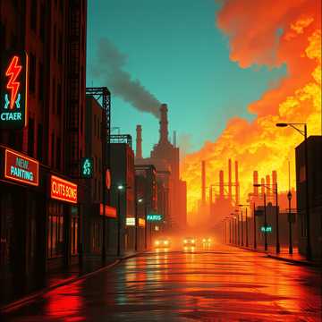 Cidade em Chamas Lentas cover art