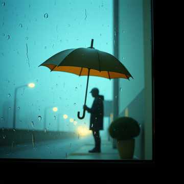 Di Bawah Hujan Aku Menjaga cover art