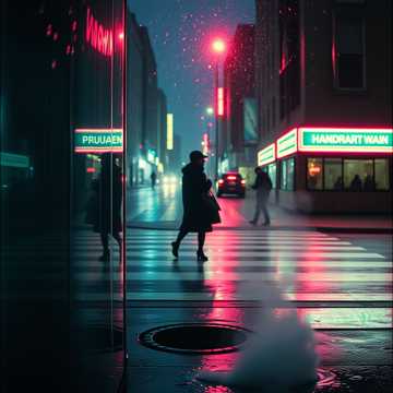 Neon Rain on My Shoulders cover art