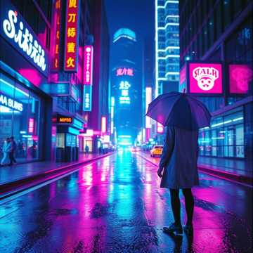 Neon Rain On My Dashboard cover art
