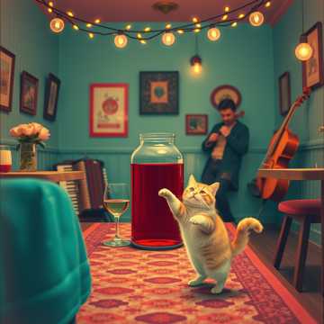 Pisica Suzy și Vinul cu Borcanul cover art