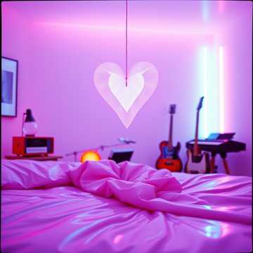 Paper Heart in Neon Rooms cover art