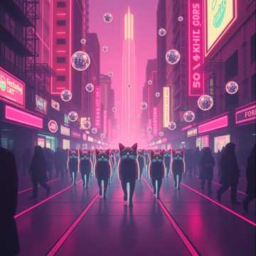 Pixel Meow Parade cover art