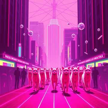 Pixel Meow Parade cover art