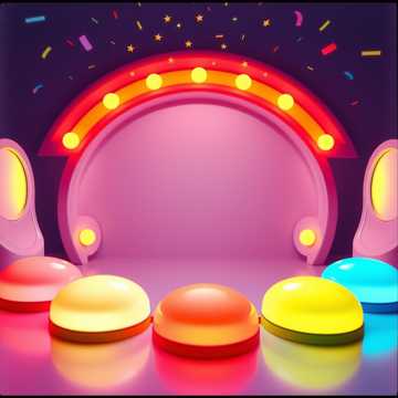 Rainbow Button Bounce cover art