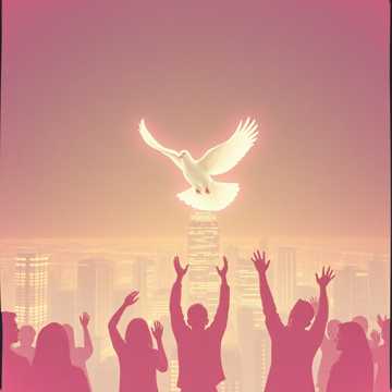 Kleine weiße Friedenstaube cover art