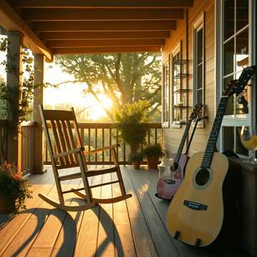 Sunset On Steve’s Patio cover art