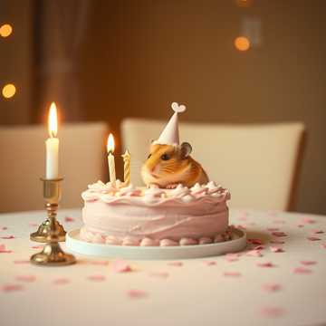 С днём рождения, хомячок cover art