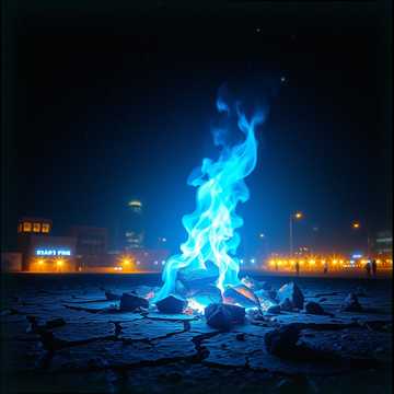 BLUE FLAME cover art