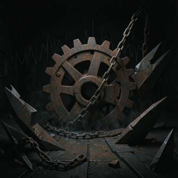 Broken Gear in the Dark cover art