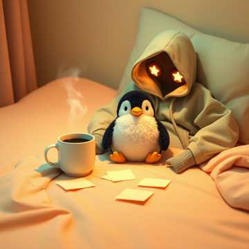 Te iubesc, pinguinas cover art