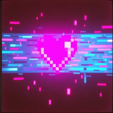 Pixelated Hearts cover art