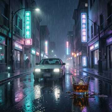 Late night senti cover art