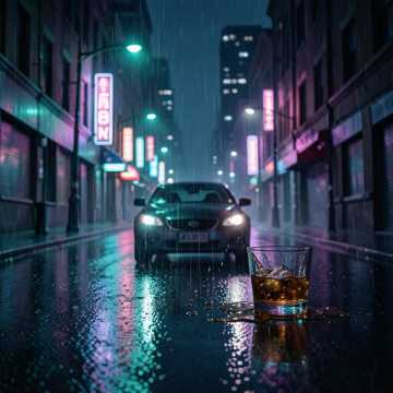 Late night senti cover art