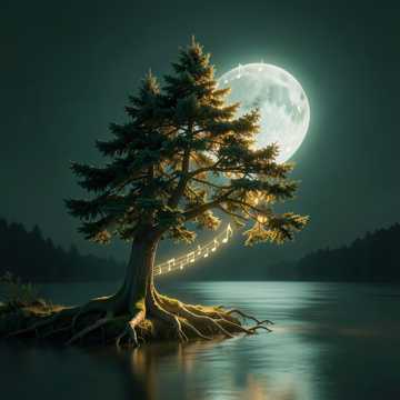 Arbre près d'eau cover art