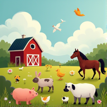 Jugando con los animales cover art