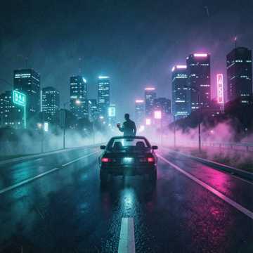Late night senti cover art