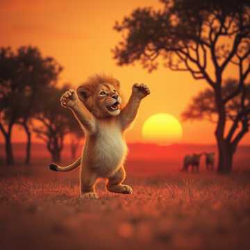 Leosor, Regele Pufos cover art