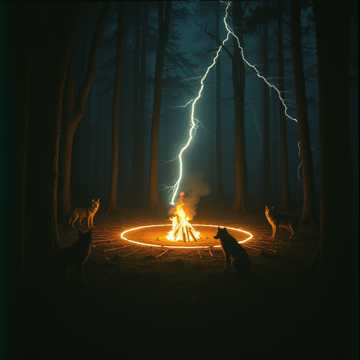 Bajo el Rayo Sagrado cover art