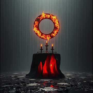 Rusted Halo in the Acid Rain cover art