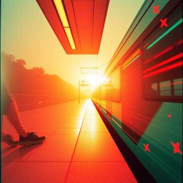 Bahn zum Glück cover art